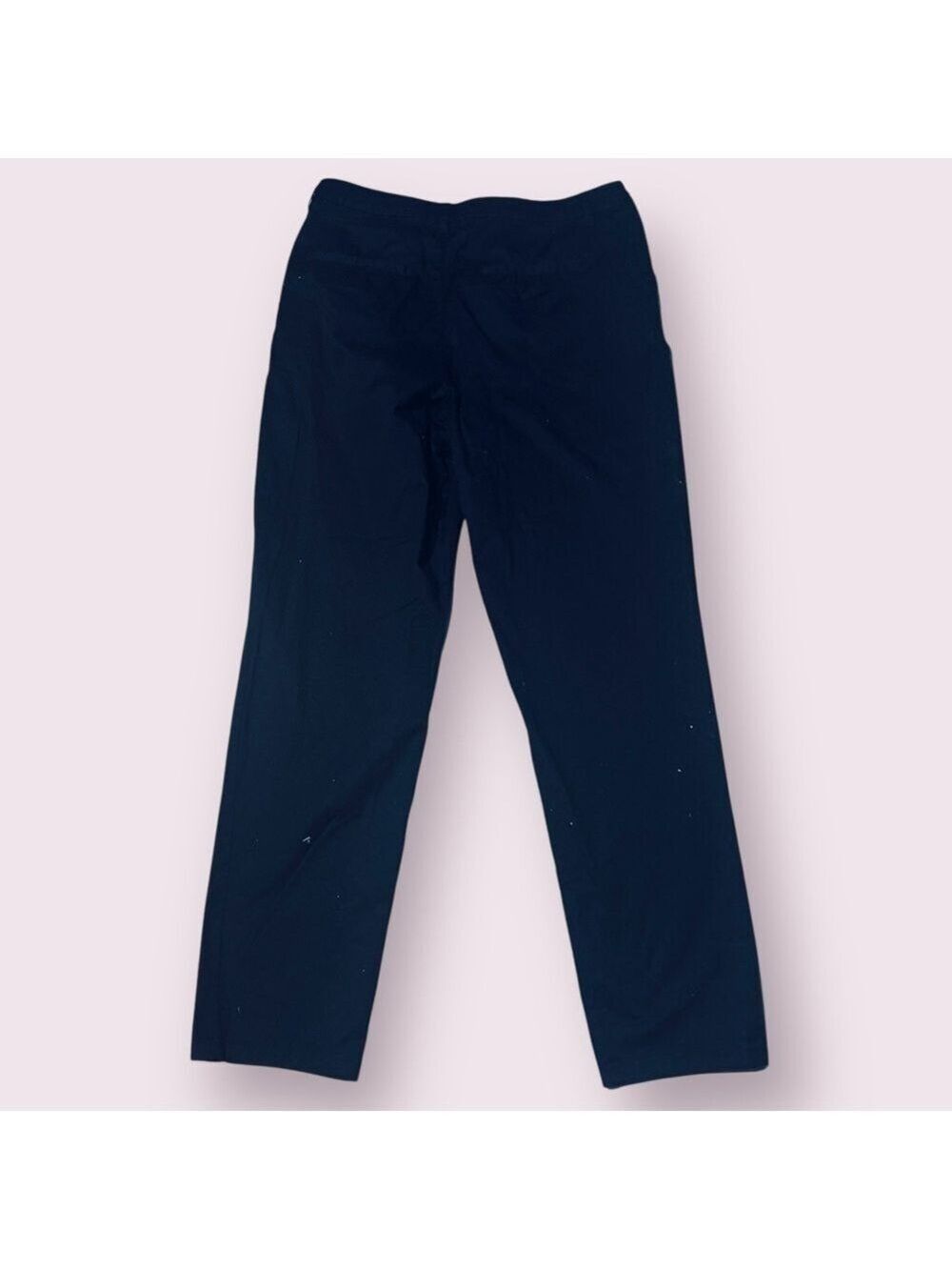 ASOS Black Cotton Chino Pants Size 8 straight leg minimalist style high rise